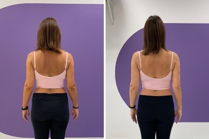 Un momento di allenamento in una palestra dove esiste i connubio tra pilates e ipopressiva